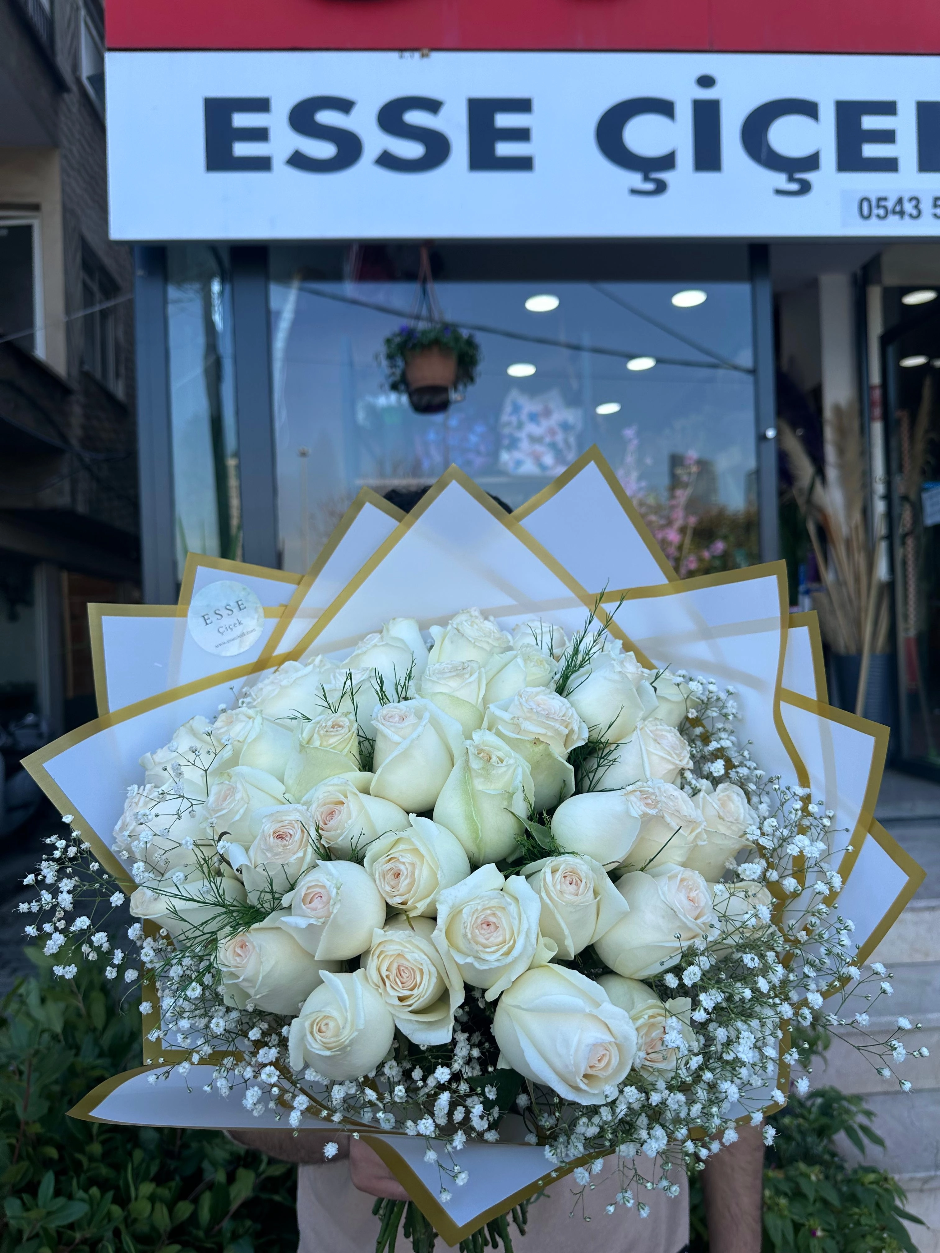 Beyaz Gül  Buketi 31' Li 