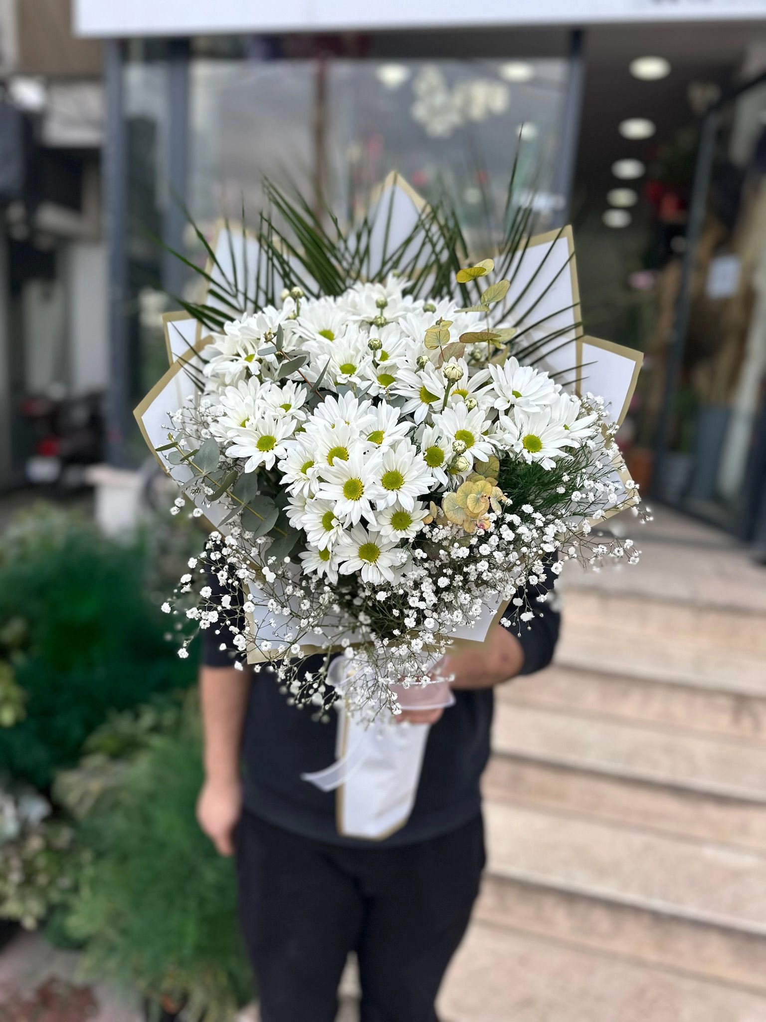 Beyaz Papatya Buketi