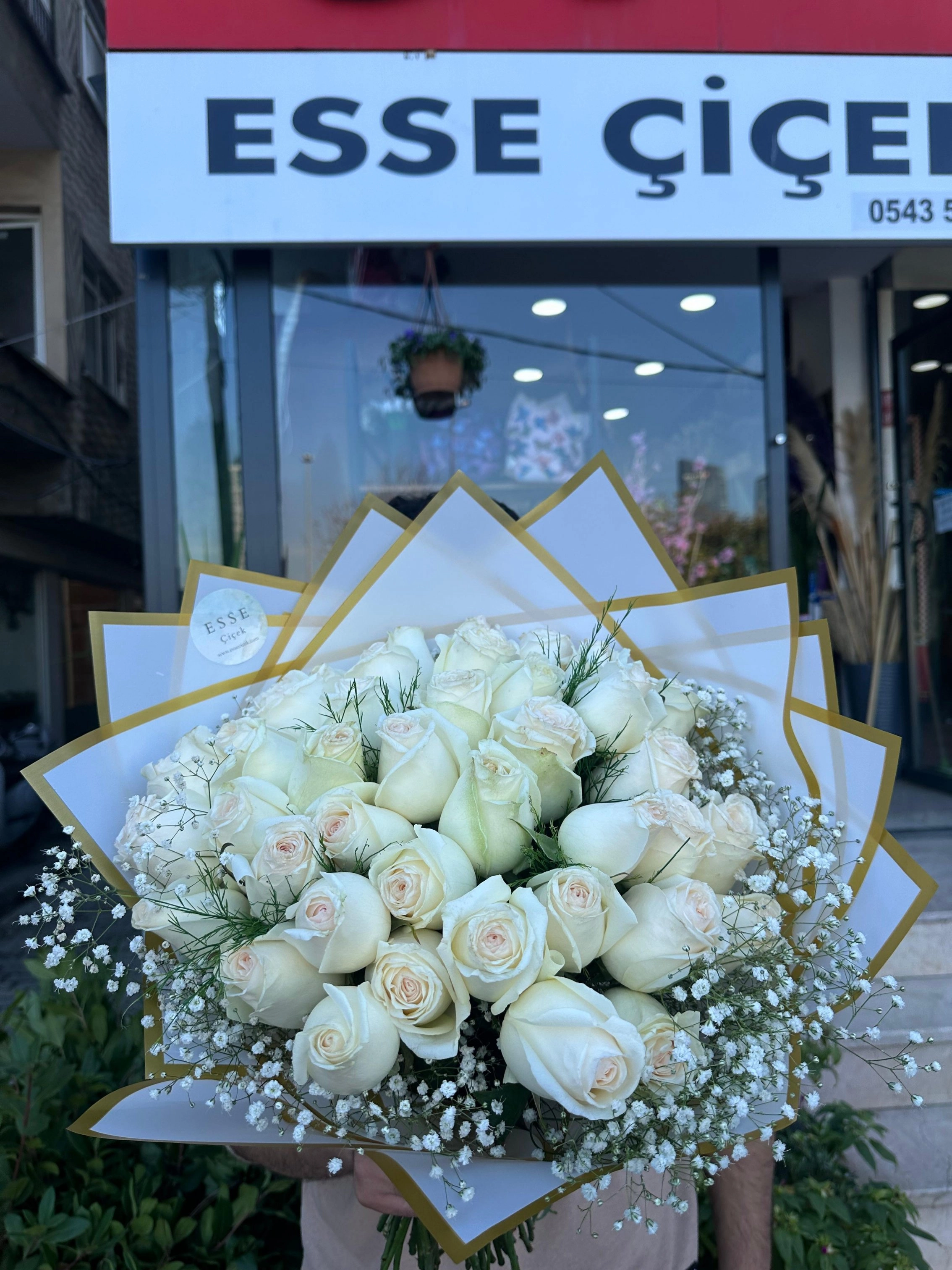 Beyaz Gül  Buketi 31' Li 